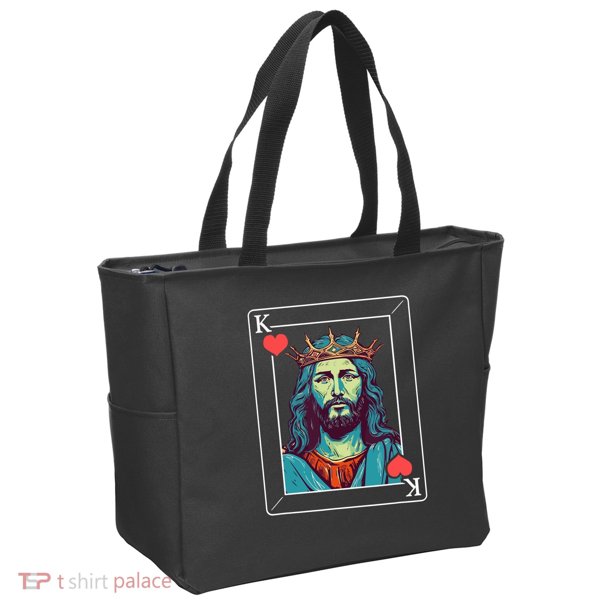 Jesus Is King Tote Bag