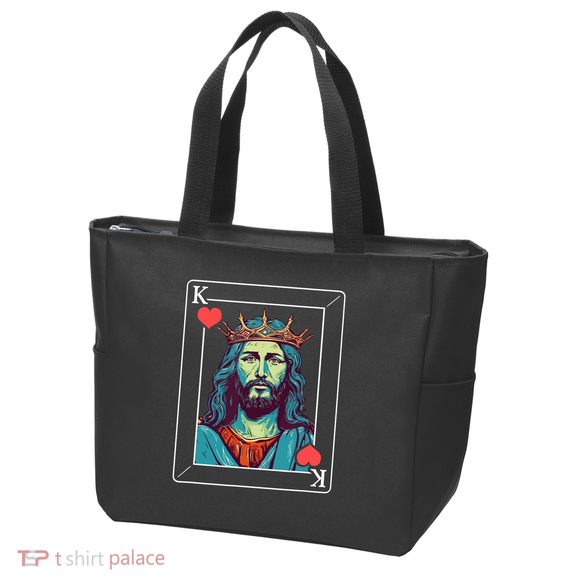 Jesus Is King Tote Bag