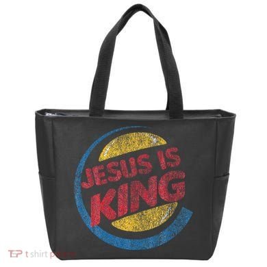 Jesus Is King Tote Bag