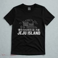 Jeju Island Korea City Skyline Map Travel T-Shirt thumb 5
