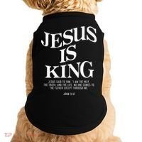 Jesus Is King Jesus John 146 Costume Christian Doggie Tank thumb 0