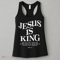 Jesus Is King Jesus John 146 Costume Christian Women's Tank Top thumb 3