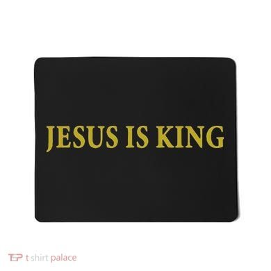 Jesus Is King Christian Mousepad