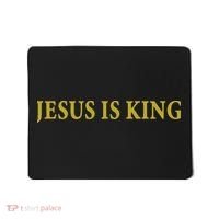 Jesus Is King Christian Mousepad thumb 0