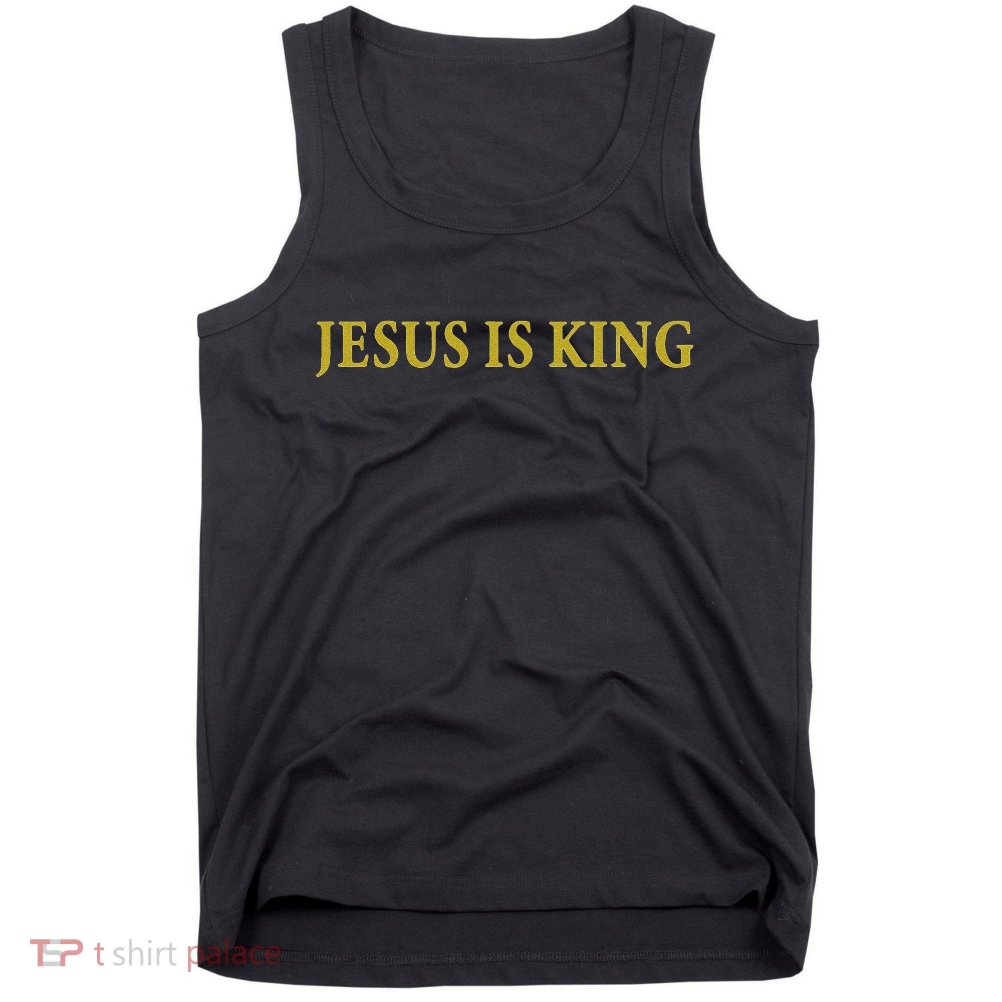 Jesus Is King Christian Tank Top