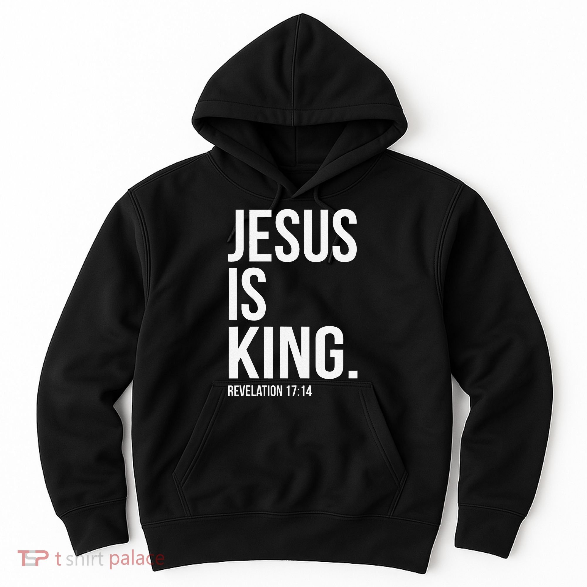 Jesus Is King Bible Scripture Christian Hoodie
