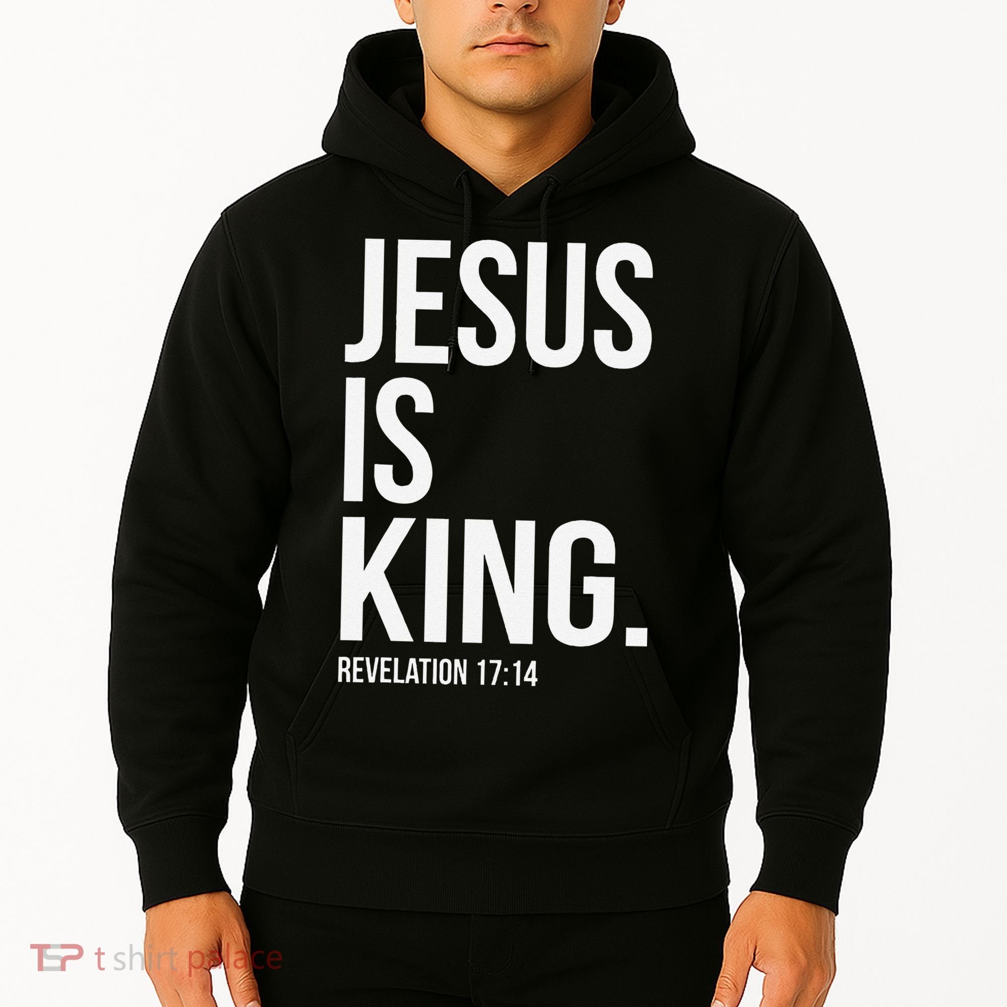 Jesus Is King Bible Scripture Christian Hoodie