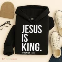 Jesus Is King Bible Scripture Christian Hoodie thumb 4