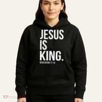 Jesus Is King Bible Scripture Christian Hoodie thumb 5