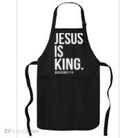 Jesus Is King Bible Scripture Christian Apron thumb 0