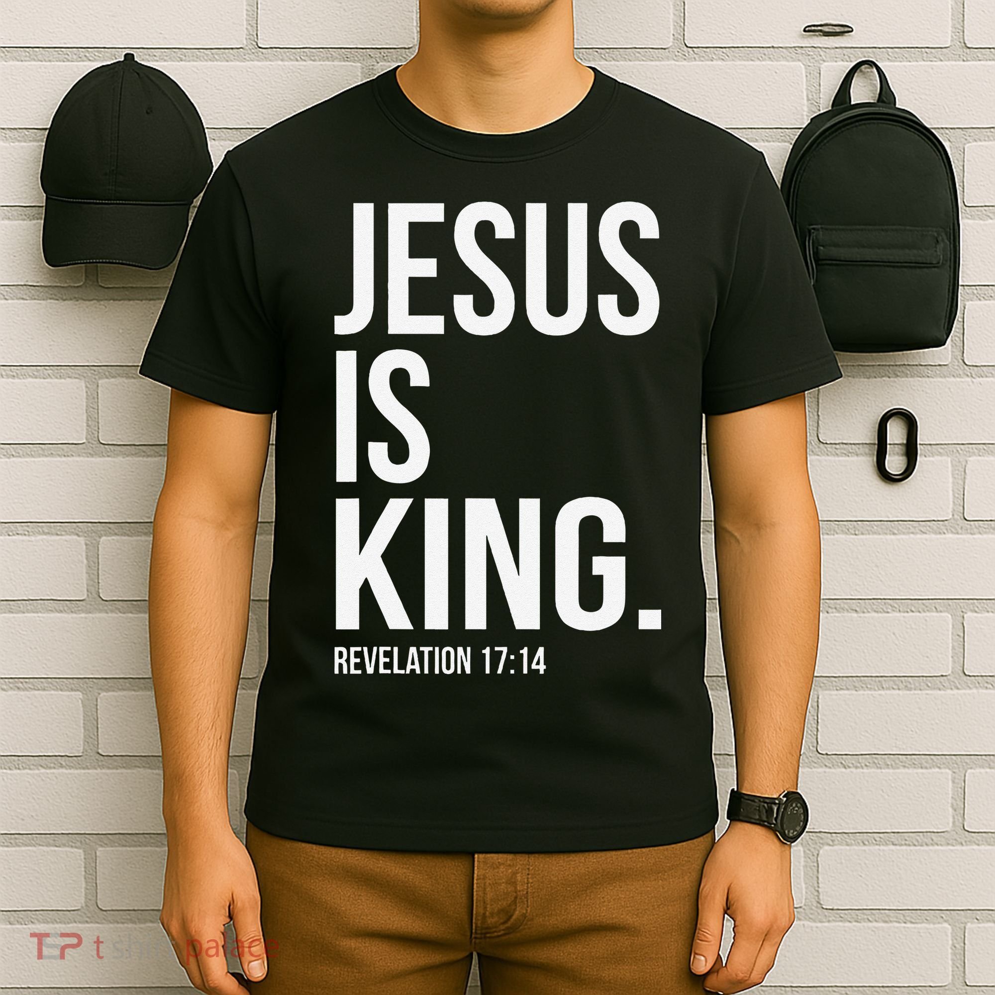 Jesus Is King Bible Scripture Christian T-Shirt