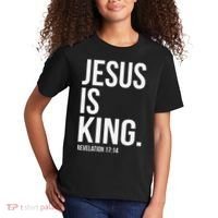 Jesus Is King Bible Scripture Christian Kids T-Shirt thumb 2