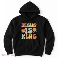 Jesus Is King Christian Religious Hoodie thumb 0
