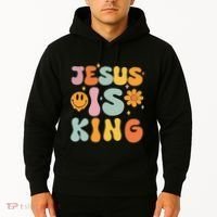 Jesus Is King Christian Religious Hoodie thumb 2
