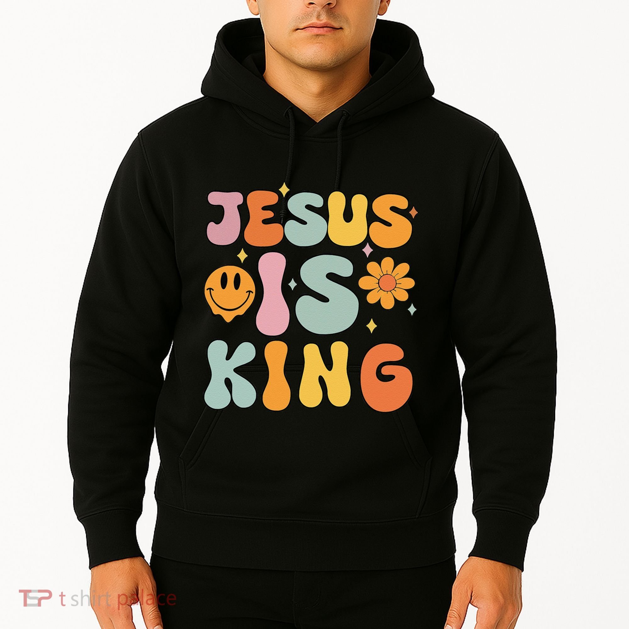 Jesus Is King Christian Religious Hoodie