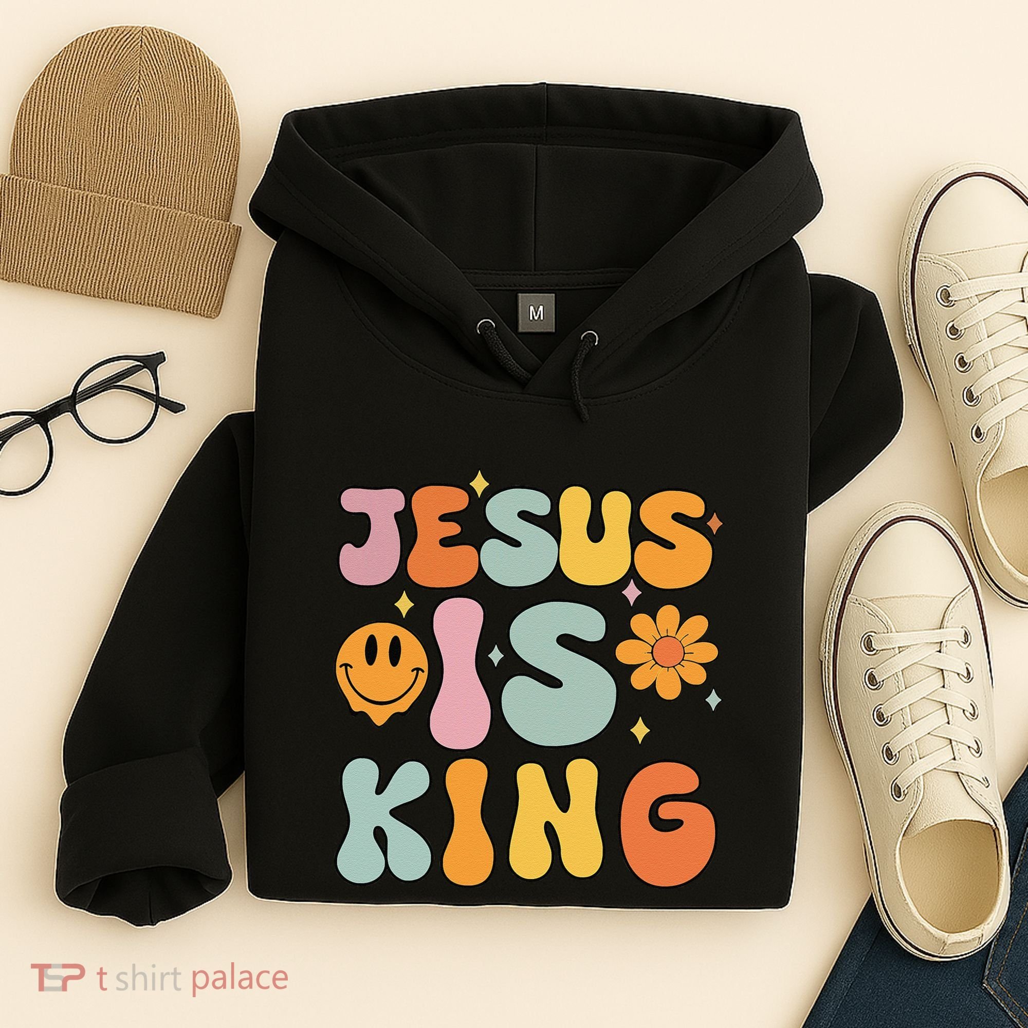 Jesus Is King Christian Religious Hoodie