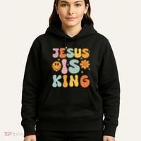 Jesus Is King Christian Religious Hoodie thumb 5