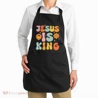 Jesus Is King Christian Religious Apron thumb 2
