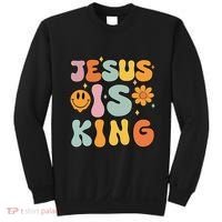 Jesus Is King Christian Religious Sweatshirt thumb 0