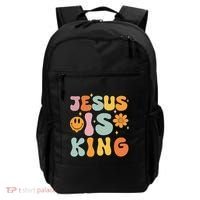 Jesus Is King Christian Religious Backpack thumb 0