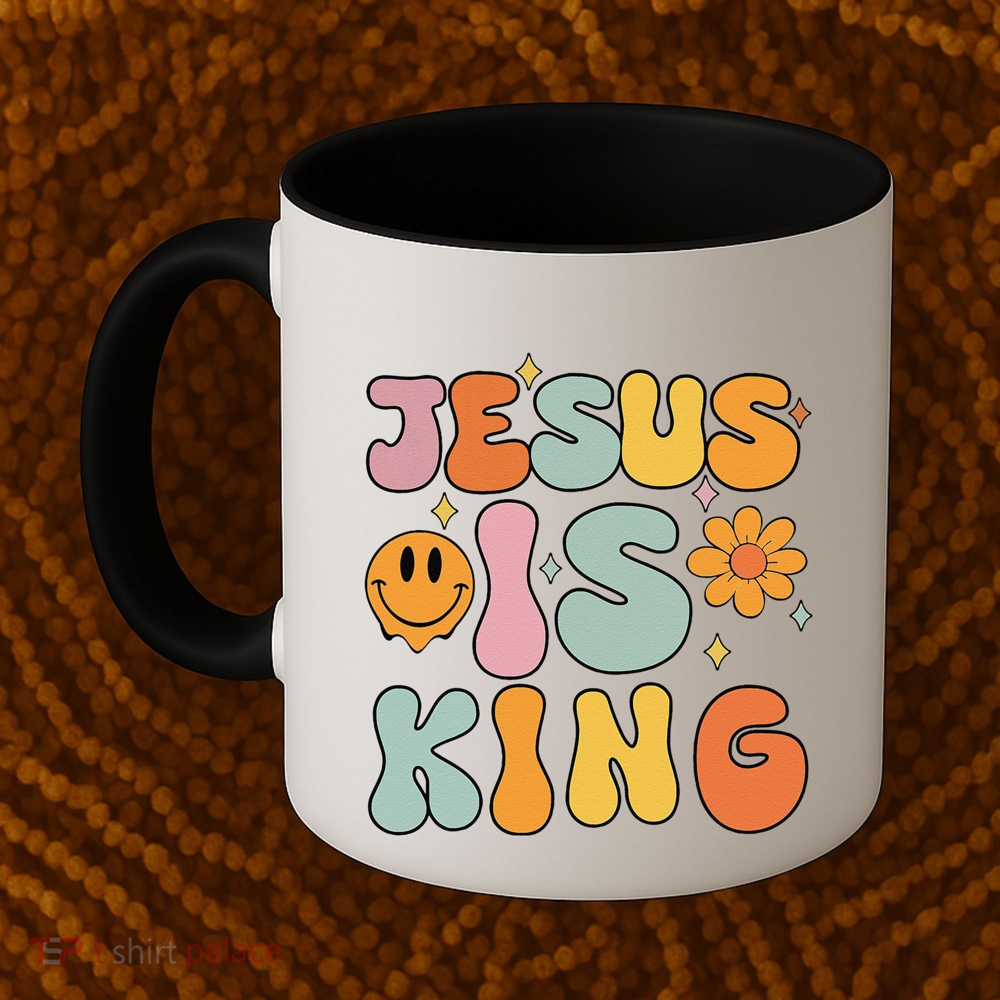 Jesus Is King Christian Religious Coffee Mug