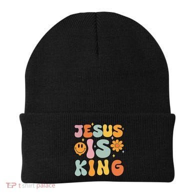 Jesus Is King Christian Religious Beanie
