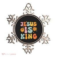 Jesus Is King Christian Religious Ornament thumb 0