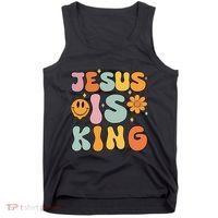Jesus Is King Christian Religious Tank Top thumb 0