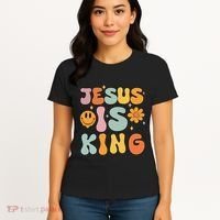 Jesus Is King Christian Religious Women's T-Shirt thumb 4