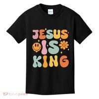 Jesus Is King Christian Religious Kids T-Shirt thumb 0