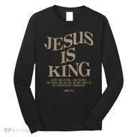 Jesus Is King Jesus John 146 Costume Christian Long Sleeve Shirt thumb 0