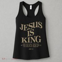 Jesus Is King Jesus John 146 Costume Christian Women's Tank Top thumb 3