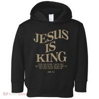 Jesus Is King Jesus John 146 Costume Christian Toddler Hoodie thumb 0