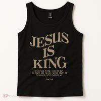 Jesus Is King Jesus John 146 Costume Christian Tank Top thumb 2
