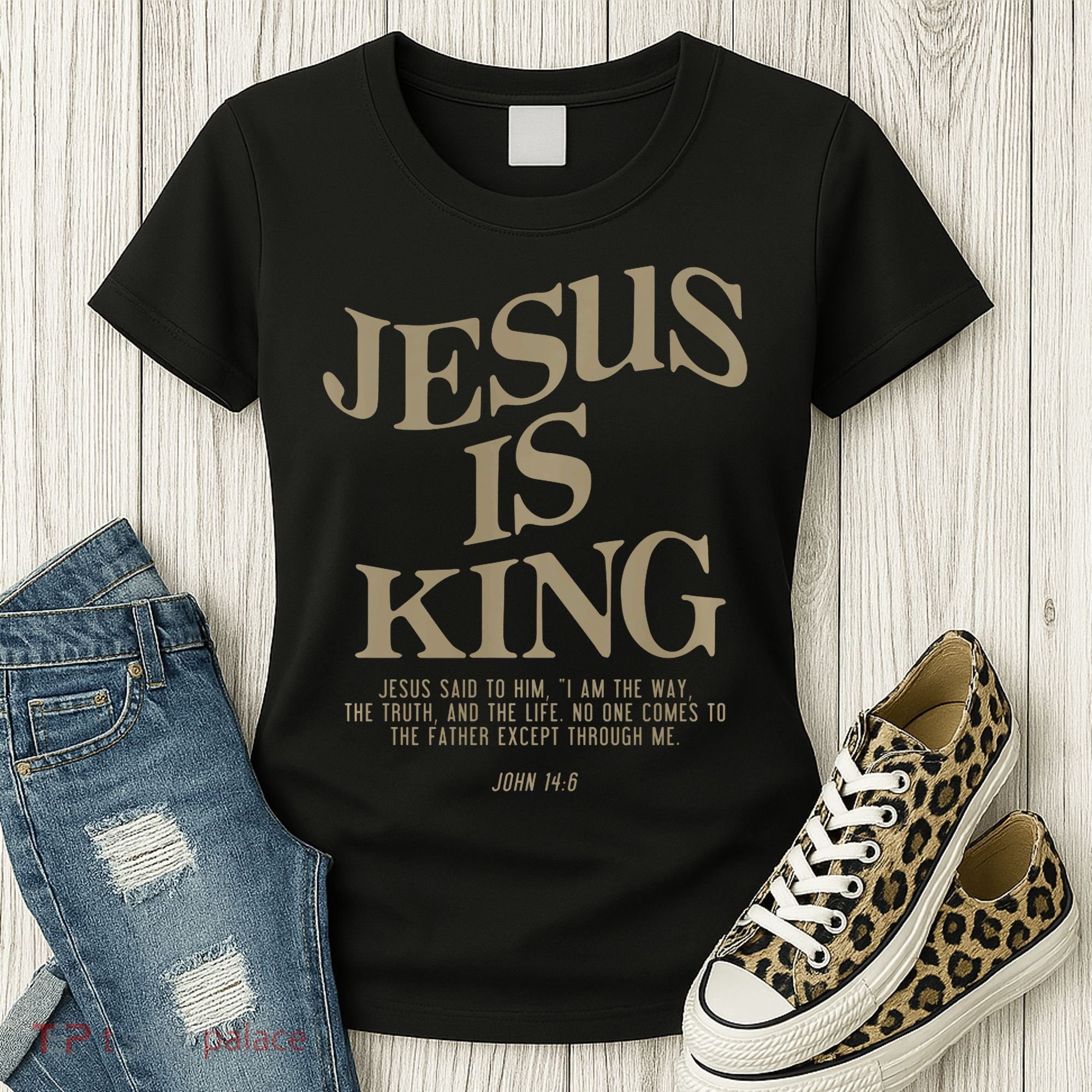 Jesus Is King Jesus John 146 Costume Christian Women's T-Shirt