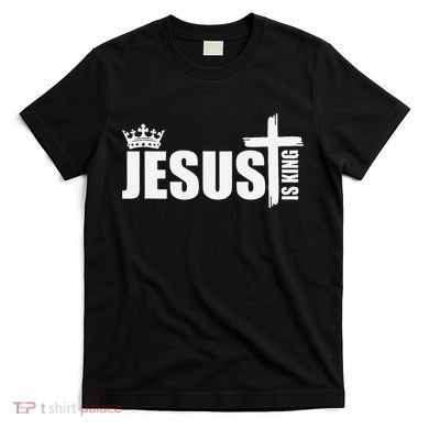 Jesus Is King Simple Crown Logo T-Shirt