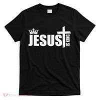 Jesus Is King Simple Crown Logo T-Shirt thumb 0