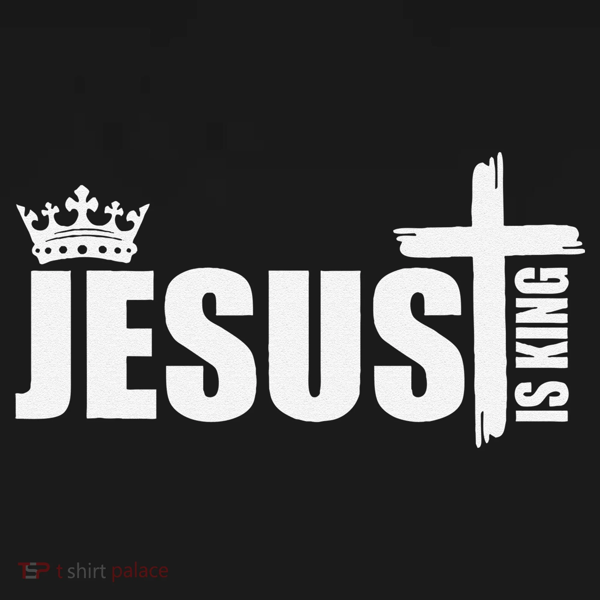 Jesus Is King Simple Crown Logo Women's Hoodie