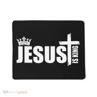 Jesus Is King Simple Crown Logo Mousepad thumb 0