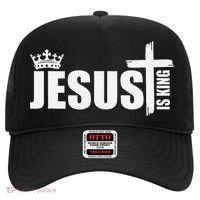Jesus Is King Simple Crown Logo Hat thumb 0