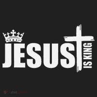 Jesus Is King Simple Crown Logo Hat thumb 2