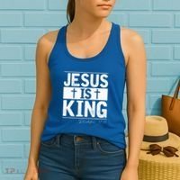 Jesus Is King Jesus Costume Adult Christian  Women's Tank Top thumb 2