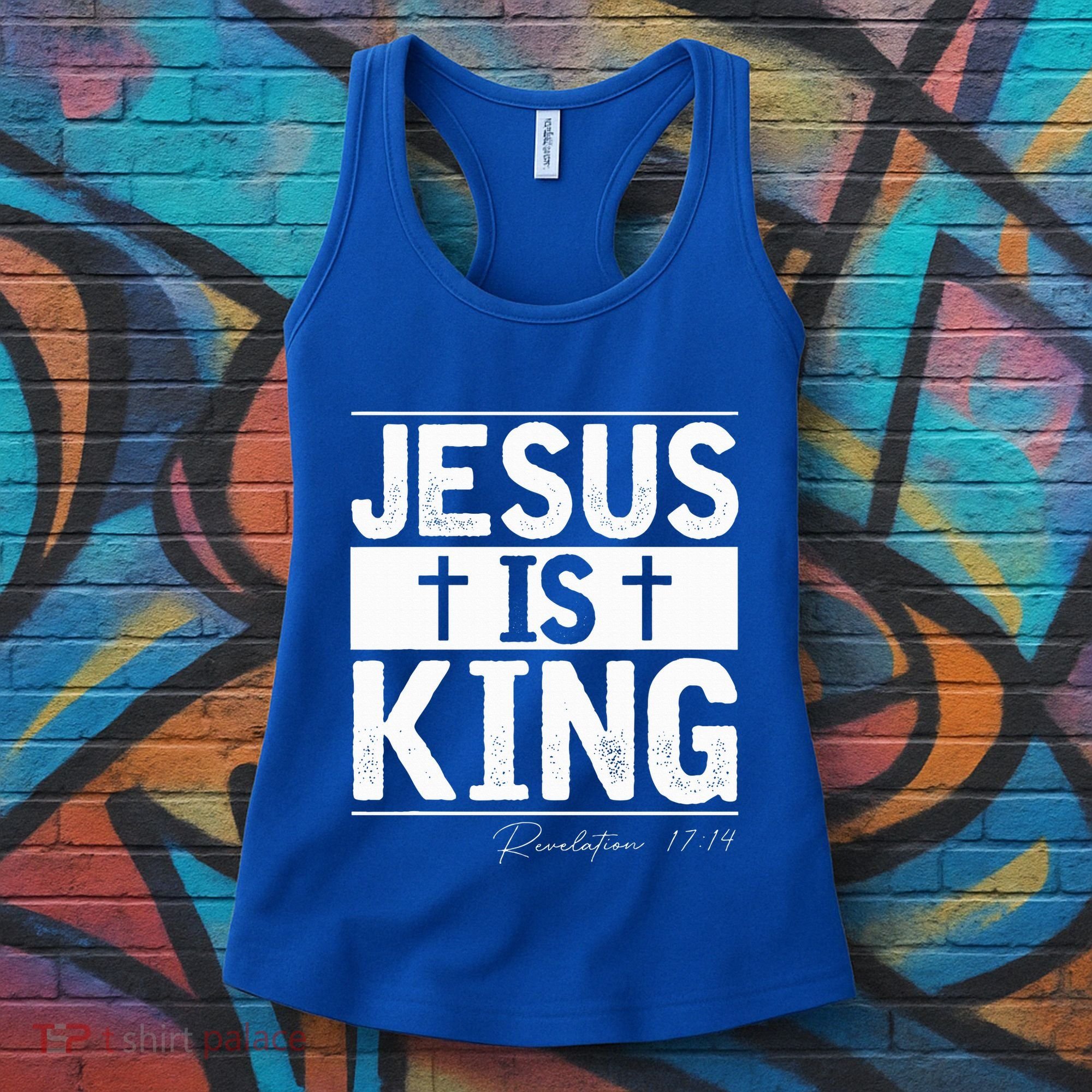 Jesus Is King Jesus Costume Adult Christian  Women's Tank Top