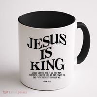 Jesus Is King Jesus John 14:6 Costume Christian Coffee Mug thumb 1