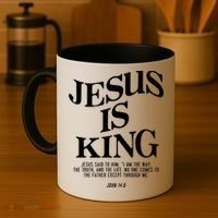 Jesus Is King Jesus John 14:6 Costume Christian Coffee Mug thumb 4