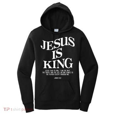Jesus Is King Jesus John 14:6 Costume Christian Women's Hoodie