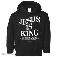 Jesus Is King Jesus John 14:6 Costume Christian Toddler Hoodie thumb 0