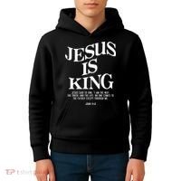 Jesus Is King Jesus John 14:6 Costume Christian Kids Hoodie thumb 4