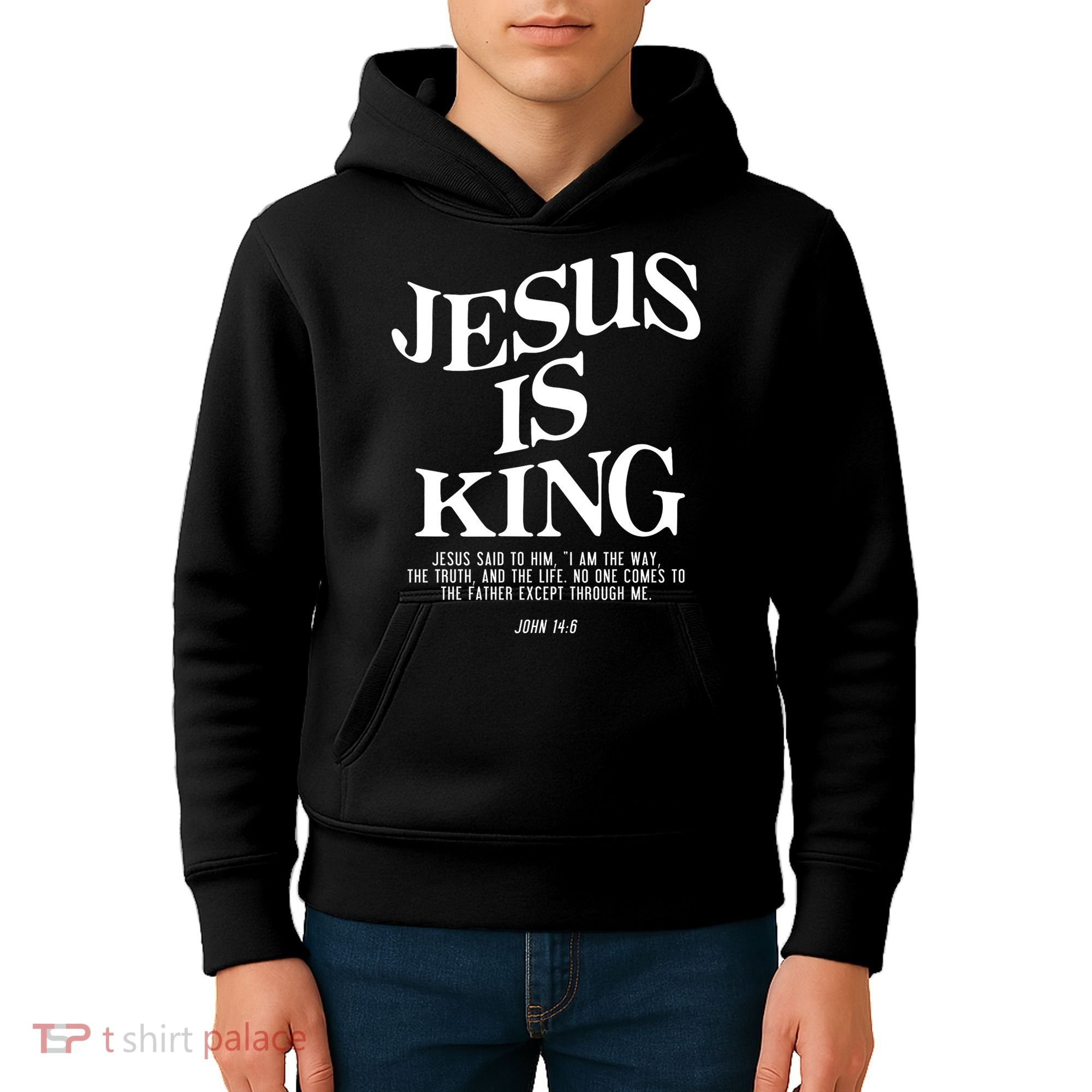 Jesus Is King Jesus John 14:6 Costume Christian Kids Hoodie
