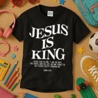 Jesus Is King Jesus John 14:6 Costume Christian Kids T-Shirt thumb 3